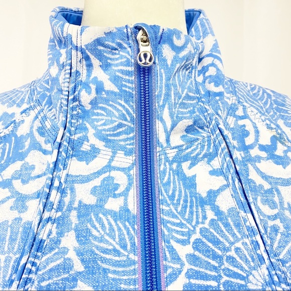 LULULEMON Run Travel To Track Jacket Beachy Floral - Picture 3 of 12
